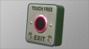 Touch Free Exit Button